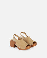 SANDALES KENIA/VEL TAUPE - minelli.fr